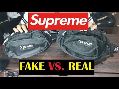 fake 18ss supreme waist bag|how to check for fake supreme.